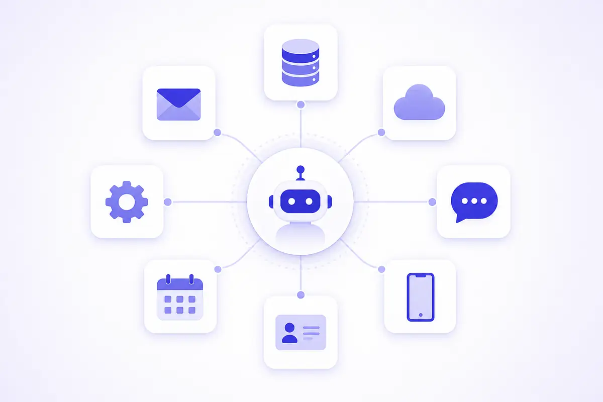 Интеграции голосового ИИ-агента: телефония, CRM, календарь, база знаний