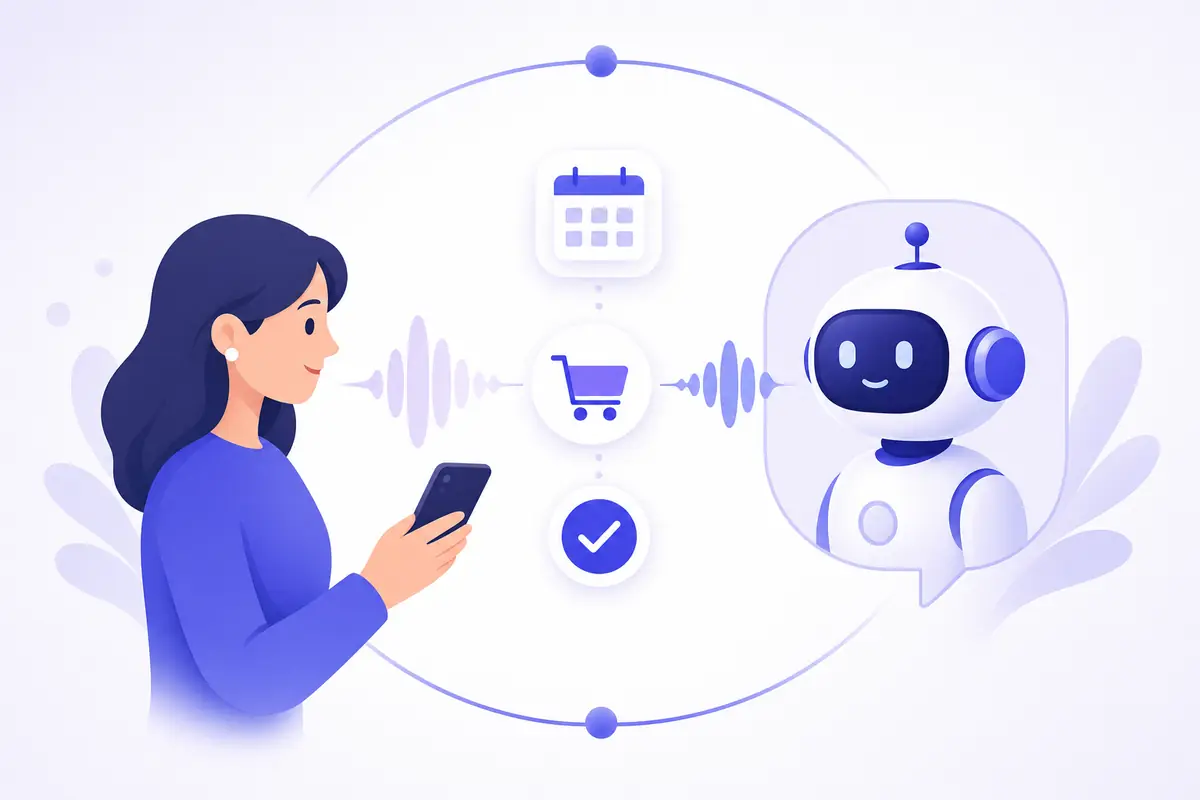 Голосовой ИИ-агент OrbitAI разговаривает с клиентом и передаёт заявку в CRM