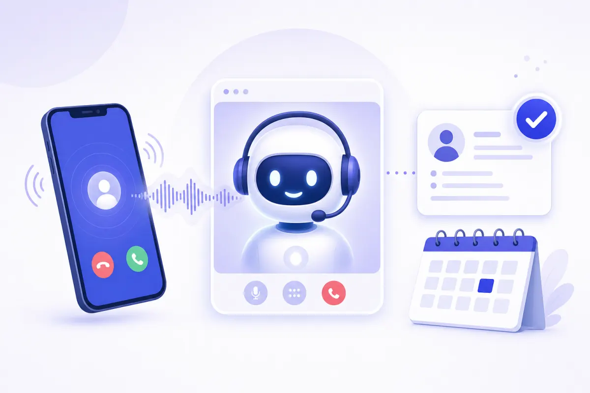 Голосовой робот OrbitAI принимает входящий звонок и записывает результат в CRM