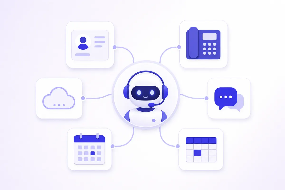 Интеграции голосового робота OrbitAI: CRM, телефония, АТС, мессенджеры, календарь