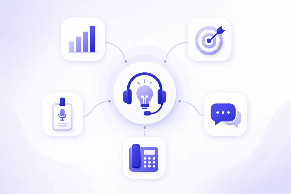 Платформа OrbitAI: суфлёр, речевая аналитика, тренажёр, ИИ-агенты, аудиобейджи и телефония