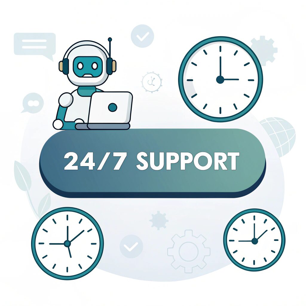 AI-чат для поддержки 24/7 AI-чат для поддержки 24/7