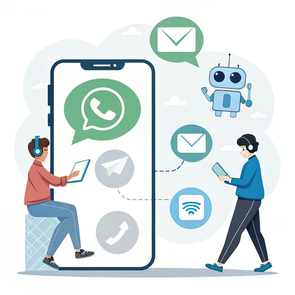 Как внедрить AI в WhatsApp и Telegram Как внедрить AI в WhatsApp и Telegram